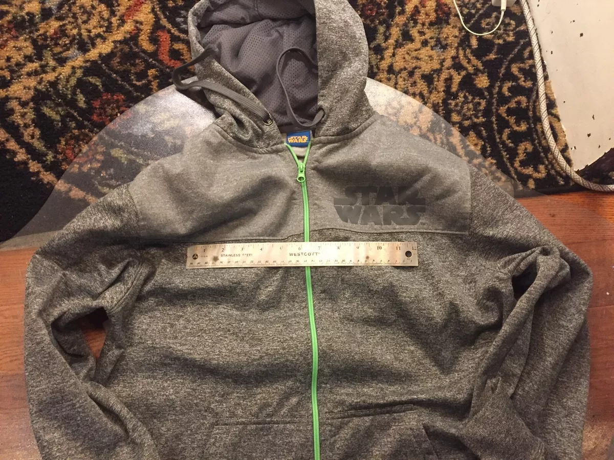 Grey and online neon green hoodie