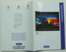 Ford Fiesta Courier Escort P100 Transit Van 1992 Edition 1 Original UK Brochure