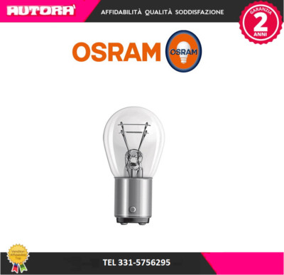 7225 Bulb, Stop Light/Rear Light 12V 4-21W BAZ15d (OSRAM BRAND)..