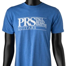 PRS Tee, Short-Slv, PRS Block Logo, Heather Blue, Small