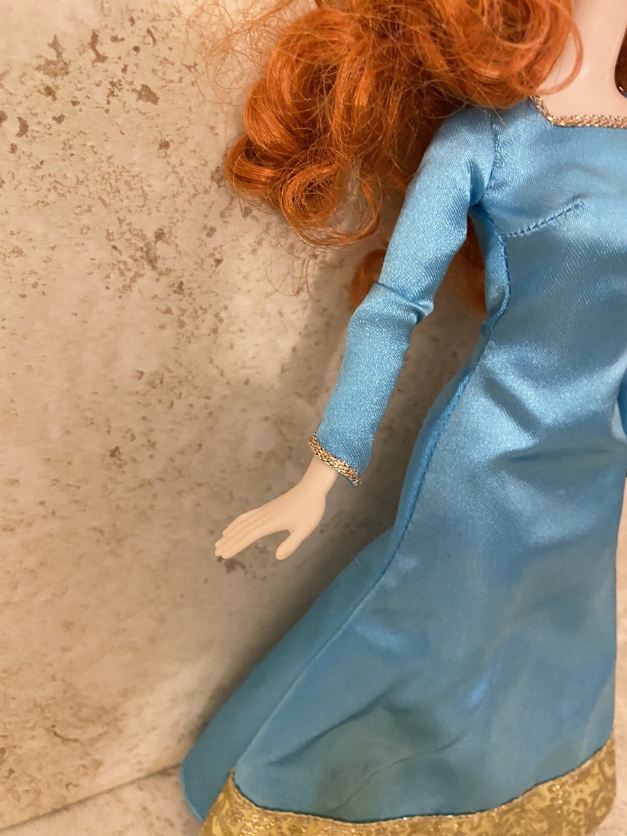 Disney Princess Merida Doll 11", BRAVE, Red hair Blue Dress | eBay