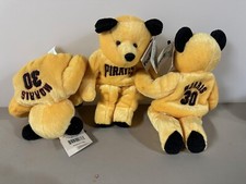 Pittsburgh Pirate Warren Morris plush bear
