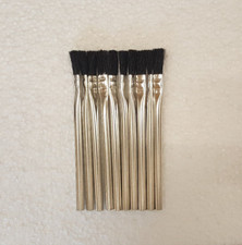 Stained Glass Supplies - 3/8 Bristle Flux, Patina, Acid or Glue Brushes  