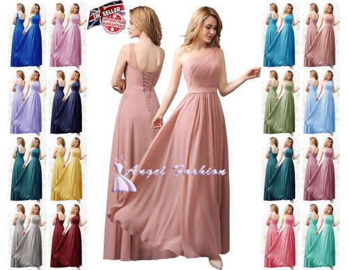 Long Chiffon Lace Evening Formal Party 