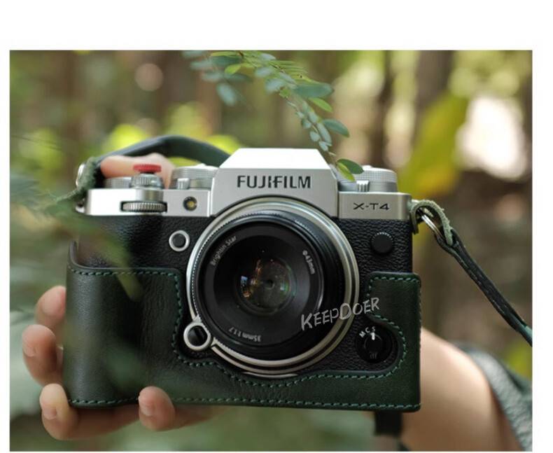 Genuine Real Leather Camera Bag Case Cover For Fuji Fujifilm XT5 XT4 X-T5  X-T4