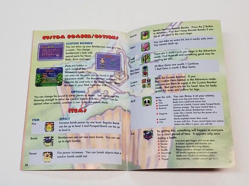 Bomberman 64 N64 Nintendo 64 Authentic Manual Only * - Picture 19 of 20