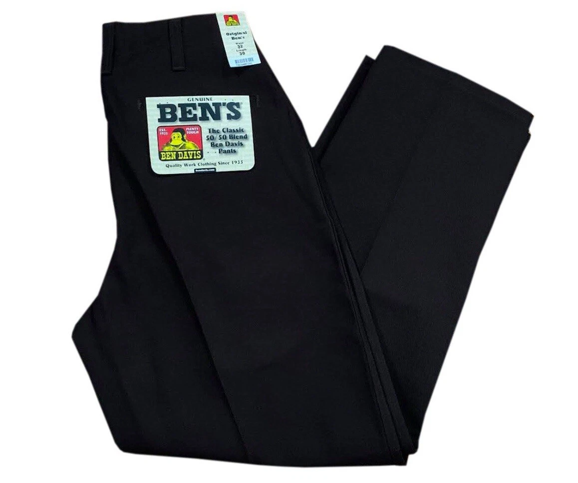 BEN DAVIS オリジナルベンズ　ブラック　34✖️32 ben davis Work Pants Ben Davis Original Ben's Pants Black – Hand