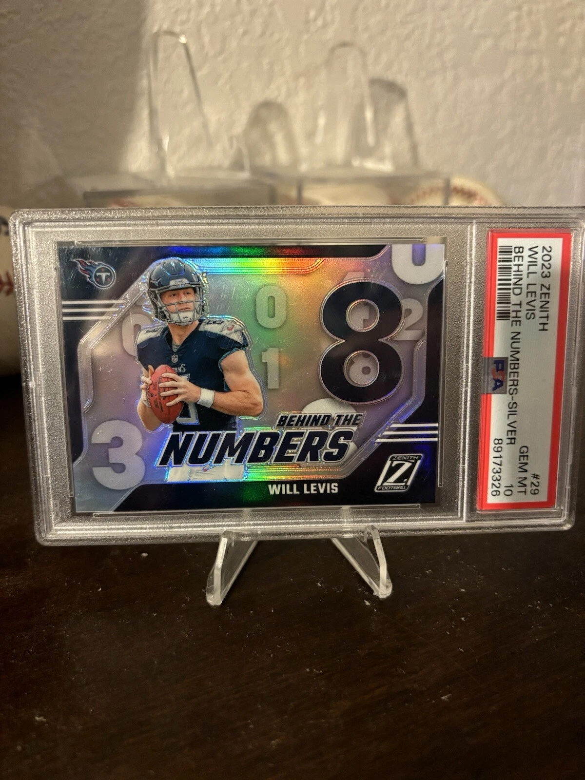 Will Levis Panini Zenith Behind the Numbers #29 Silver