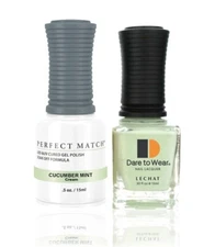 LeChat Perfect Match UV Gel + Nail Polish - PMS227 Cucumber Mint