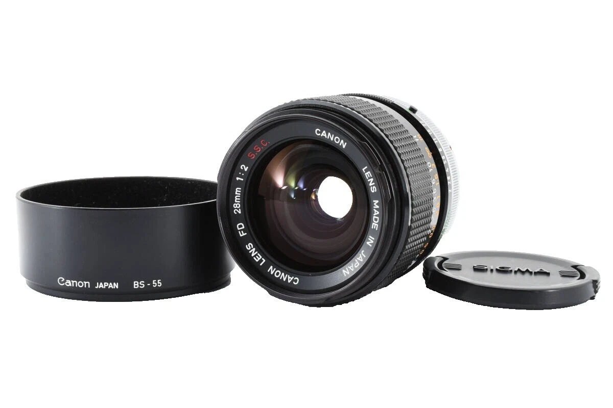 Lentes de cámara Canon FD f/2 28mm Focal