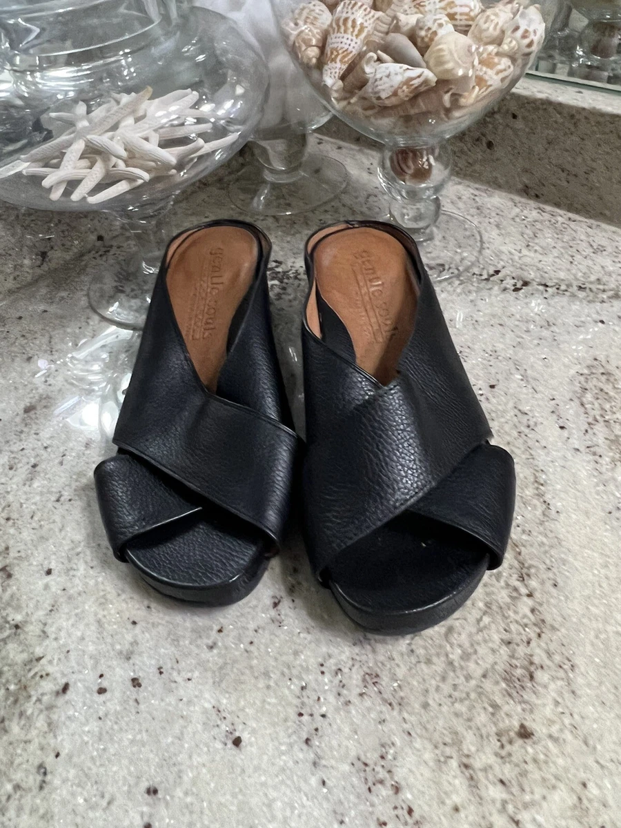 Gentle souls gianna online leather wedge sandal
