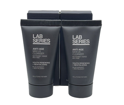 2 x Lab Series Anti-Age Max LS Cleanser 1.0 oz / 30ml Each - TRAVEL SIZE NIB