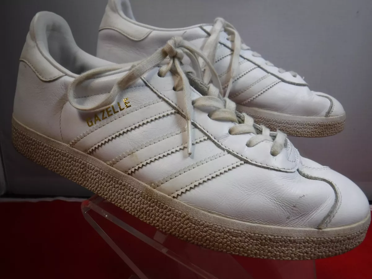 Adidas Gazelle Originals Menu0026#039;s Size 5.5 Shoes Athletic White Gold  Women's Sz 7 | eBay