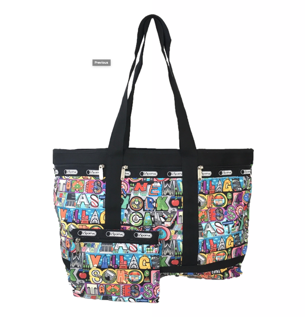 LeSportsac Large Travel Tote Bag, NYC New York Exclusive new with tags