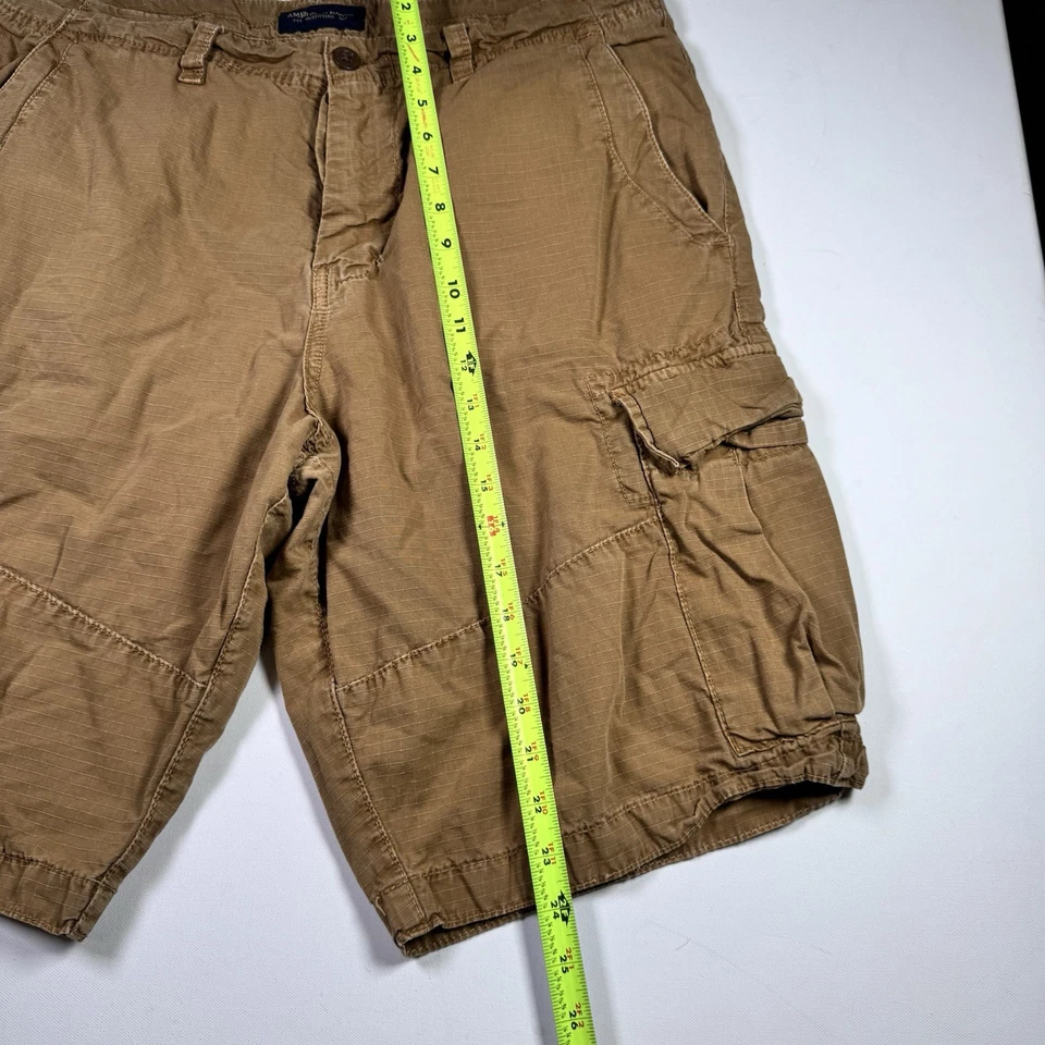 VTG American Eagle Shorts Mens 36 Brown AE3 Cargo Military Army Skate Hiking Y2K - Image 2 of 4