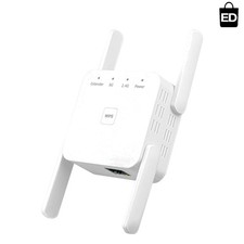 1200Mbps Dual-Band WiFi Extender  Ethernet Adapter - Optimal Home Connectivity