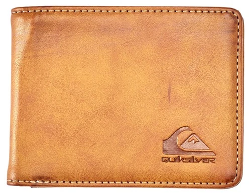 Quiksilver Slim Rays Bi-Fold Wallet - Chocolate Brown - New