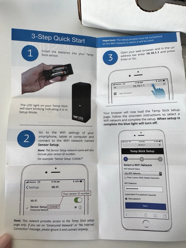 Sensor de temperatura y humedad WiFi remoto Temp Stick Foto 3 de 4