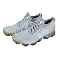 Nike Air VaporMax Flyknit 3 Pure Platinum Womens Size 7.5 Sneakers Shoes AJ6910