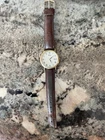 Vintage 90s Seiko Quarts Gold Watch. With Date.