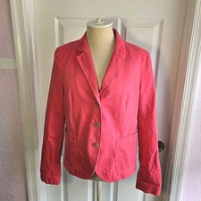 J.Crew Vintage Parke Cotton Corduroy Blazer Pink Rose Office Business Casual
