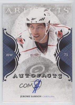 2011-12 Upper Deck Artifacts Autofacts Jerome Samson #A-SA Auto 8tn