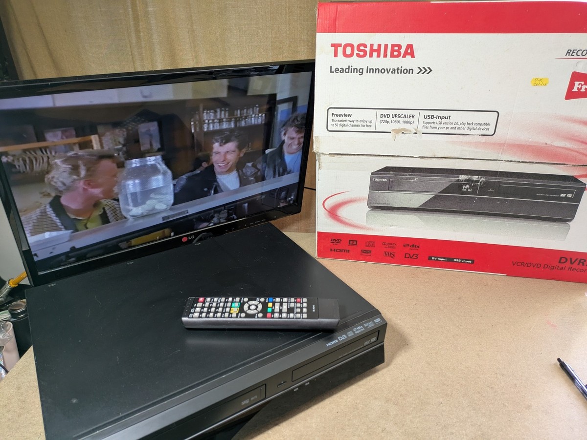 Toshiba DVR20 DVD Recorder VHS to DVD Recorder Freeview