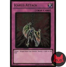 Yugioh Icarus Attack GLD3-EN049 Gold Rare Limited Edition NM