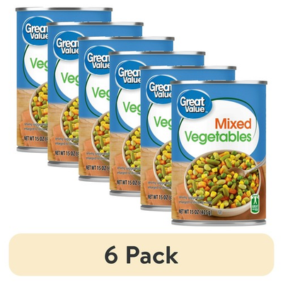 #ad #ad 6 pack Great Value Mixed Vegetables 15 oz Free Shipping $6.05