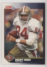 1991 Score Brent Jones #556 1k3