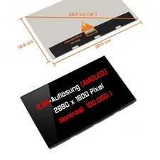 14 OLED Display glossy passend für Samsung A...