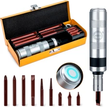 AKM 3/8" Hand Manual Reversible Impact Driver Set Extractor Impact Screwdriver S
