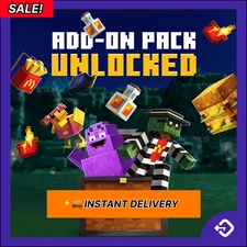 Minecraft McDonald's Movie Add-On Set - Java & Bedrock ⚡🚚 AUTODELIVERY 7/24