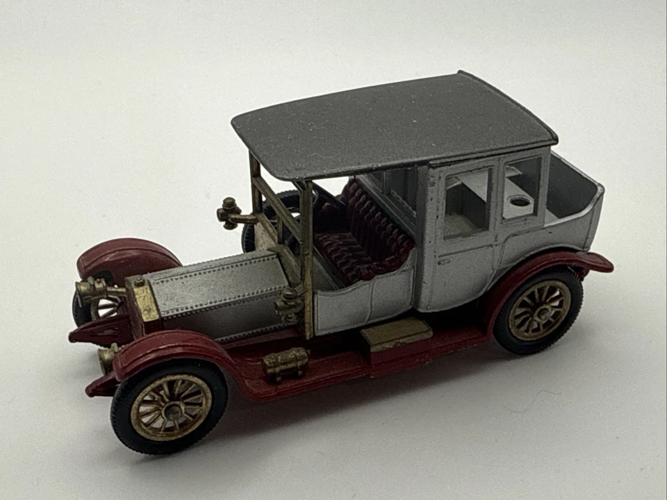 Matchbox "Models Of Yesteryear" Y-7 1912 Rolls Royce Silver Collectible Car - Image 3 of 4