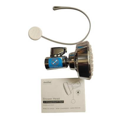 Evolve Single Function Shower Head with ShowerStart TSV   Water Saving Design