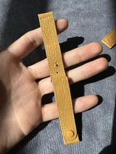Vintage Watch Strap 16 mm soft  Leather Nos Top Quality amazing look 