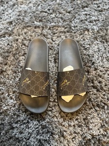 Well Loved Authentic Gucci Supreme Tiger Slides Size 7.5 Men 9 Women Gucci GG Supreme Tiger Slide Sandal in Brown for Men | Lyst main image 3