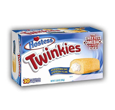 Twinkies 385 G (Pack of 1, Total 10 Cakes)