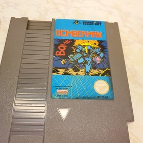 Bomberman with Manual NES Cart Nintendo Entertainment Authentic Cleaned Tested
