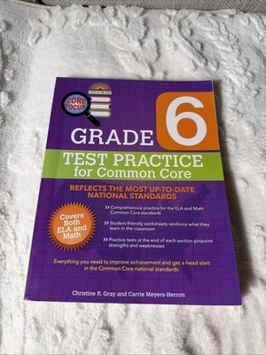 Barron's Test Prep Ser.: Core Focus Grade 6: Test Practice for Common Core by...