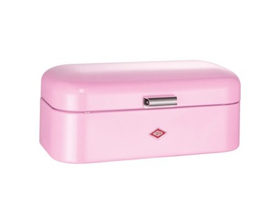 WESCO Brotkasten Grandy pink Metall Retro Aufbewahrung 42x22x17cm