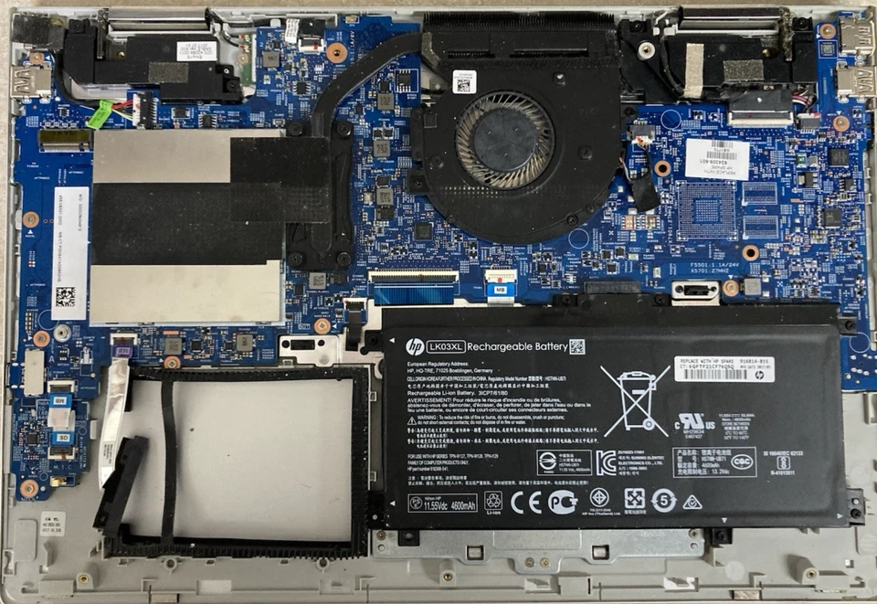 HP Envy x360 Convertible i7-7500U 2.70GHz 16GB RAM | No OS/SSD - Cracked Screen - Image 2 of 4