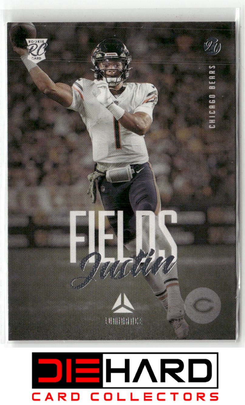 2021 Panini Chronicles #203 Justin Fields Luminance Update Rookies Chicago Bears
