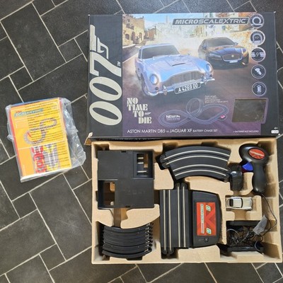 Micro Scalextric James Bond No Time to Die Battery Powered Set Complete