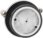 Arlen Ness Big Sucker Stage I Air Filter Kit Smooth Chrome Steel Black Filte