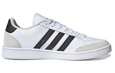 Adidas Grand Court SE Men s Tennis-Inspired Shoes   White / Black / Beige