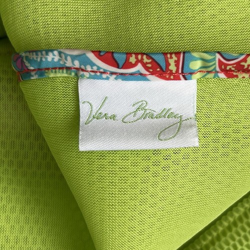 Vera Bradley Rucksack Citrin Paisley in Paradise Mesh Kordelzug gefüttert - Bild 8 von 9