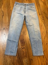 Levis 540 Jeans Mens Size 36x31 Blue Relaxed Fit Cotton Vintage 90 s Brown Tab
