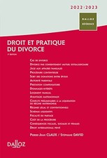 Droit et pratique du divorce 2022/2023. 5e �d. - Claux, Pierre-jean