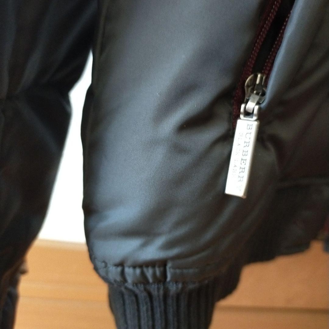 BURBERRY BLACK LABEL Down Jacket Black Size L From Japan thumbnail 6